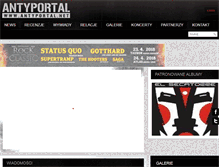 Tablet Screenshot of antyportal.net